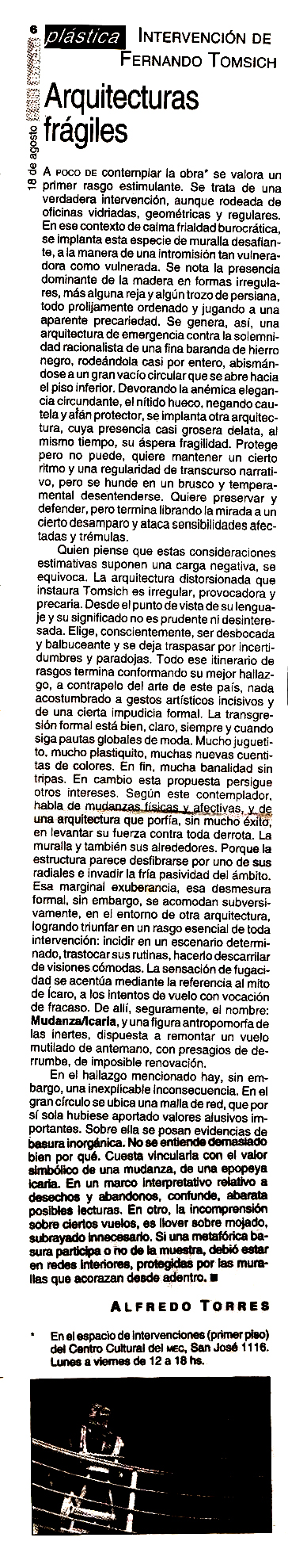 MUDANZA ICARIA BRECHA