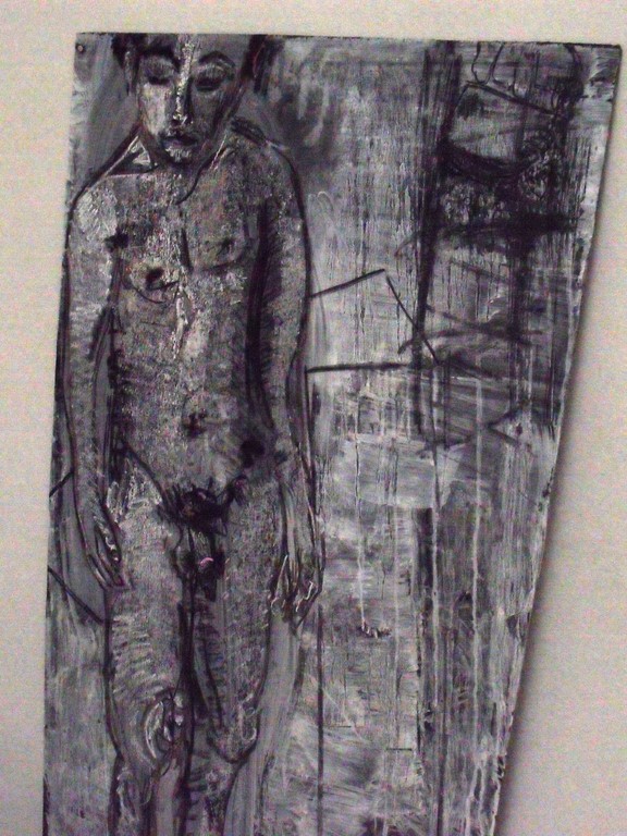 AUTORRETRATO DESNUDO EN EL MUSEO BLANES