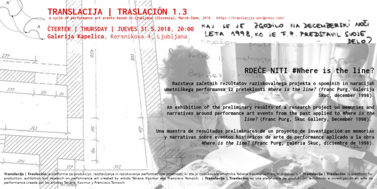 VABILO_RDEČE NITI #WHERE IS THE LINE