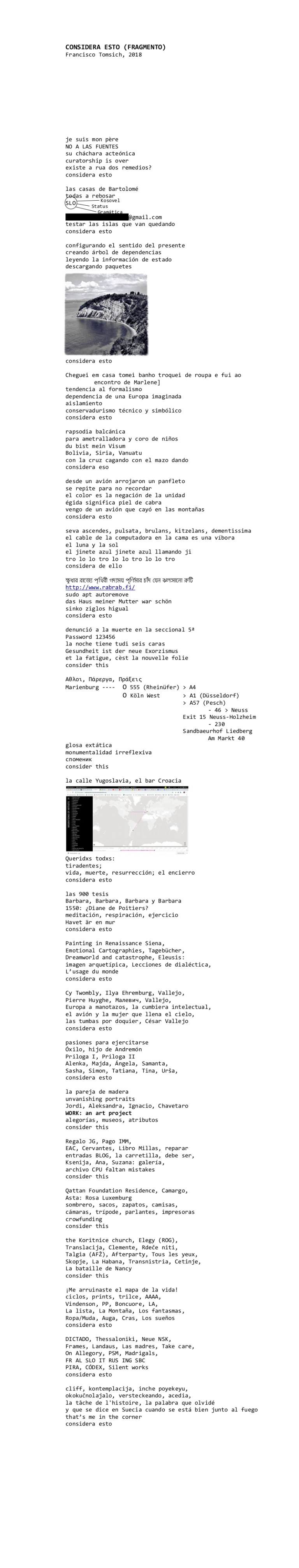 CONSIDERA ESTO_Francisco Tomsich