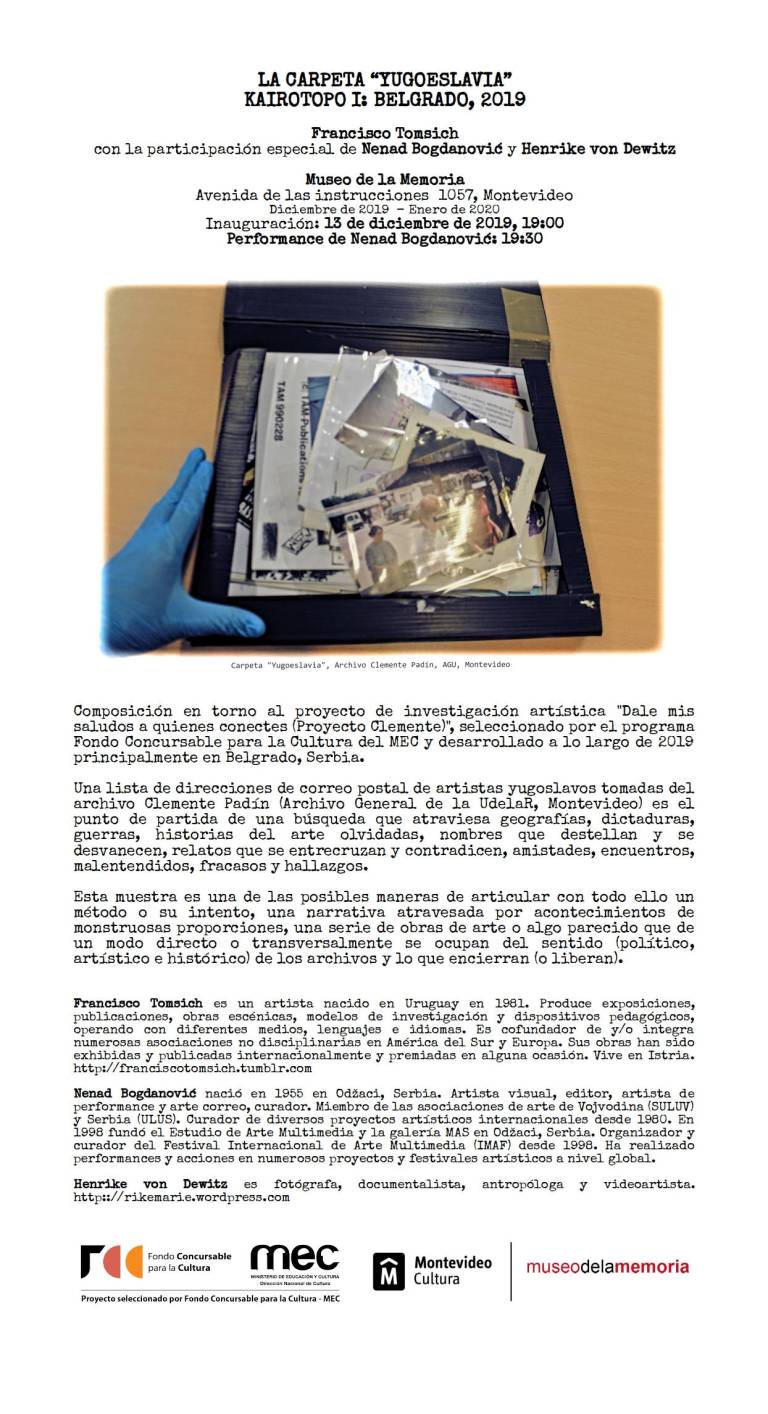 INVITACION_LA CARPETA YUGOESLAVIA